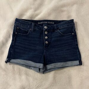 American Eagle Outfitters Dark Blue Jean Shorts